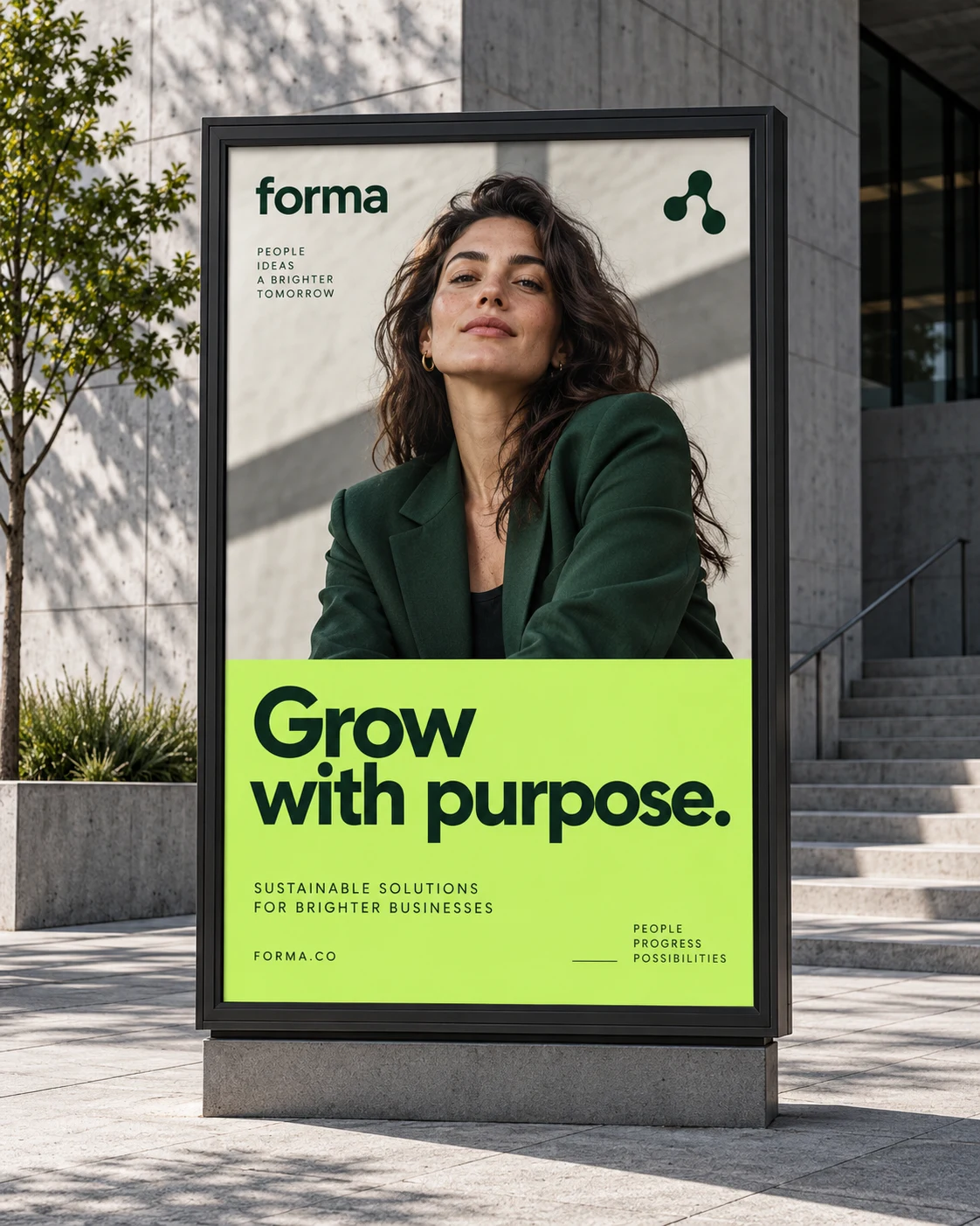 Forma outdoor campaign — fictional client concept